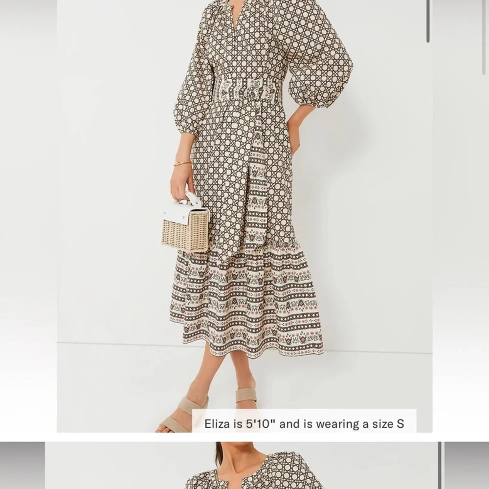 Tuckernuck dress midi geometric - Picture 3 of 3